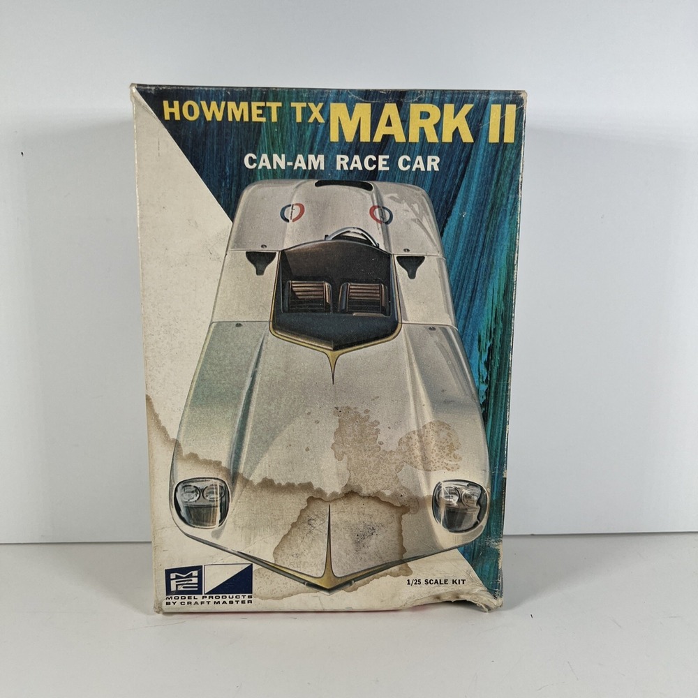 RARE MPC HOWMET TX MARK II CAN AM RACE CAR UNBUILT OPEN BOX AS IS "READ"‎